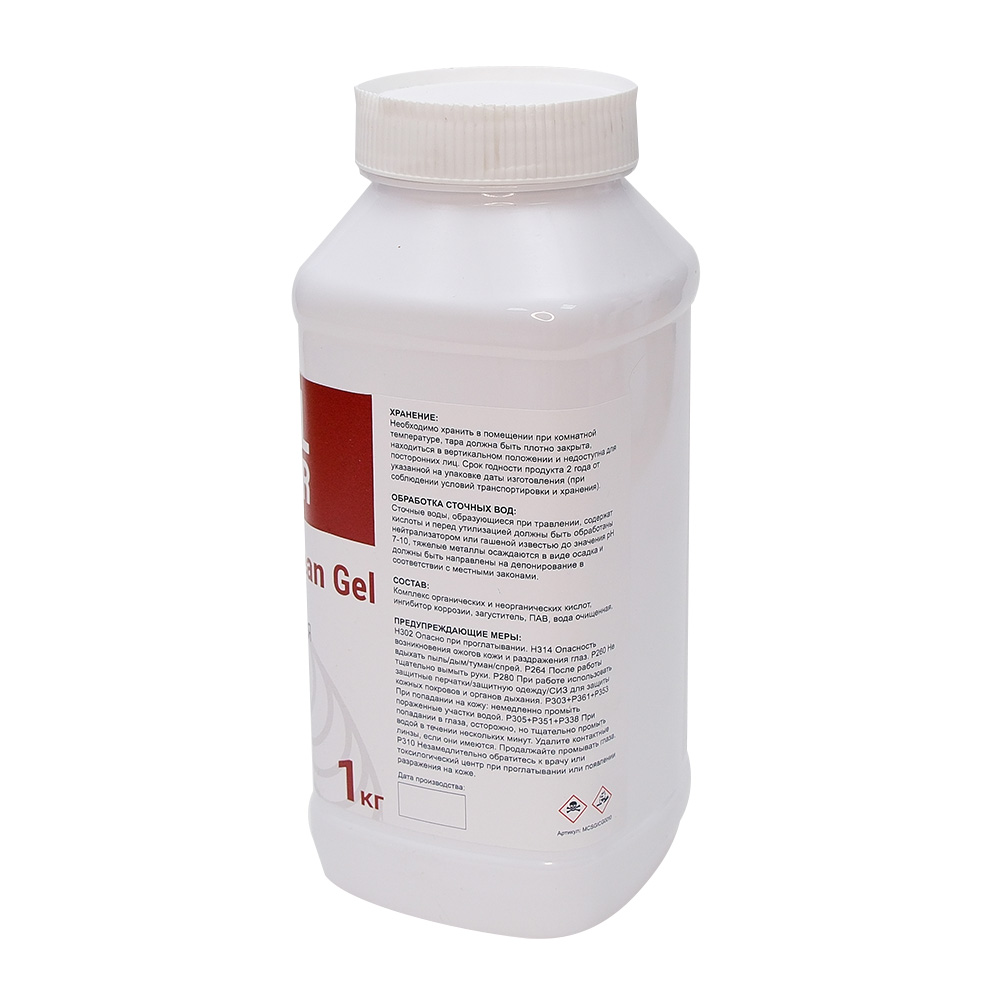 картинка - Паста травильная SteelGuard InoxClean Gel (1000 г)