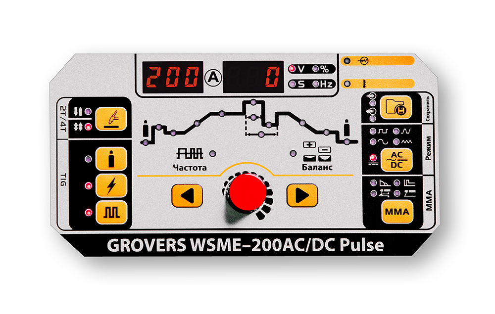  -  GROVERS WSME 200 W AC/DC Pulse (220; 5-200; 6.4; 20)