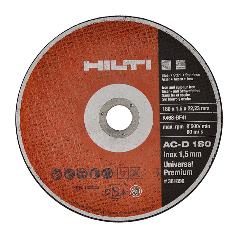 картинка - Круг отрезной 180x1,5x22 HILTI