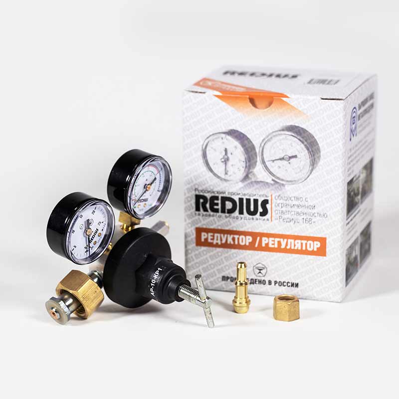 картинка - Регулятор аргоновый АР-10-КР1, REDIUS
