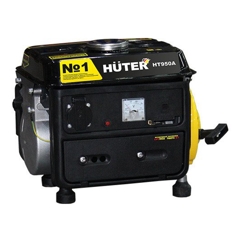 картинка - Электрогенератор Huter HT 950A ( бензин, 220 В)
